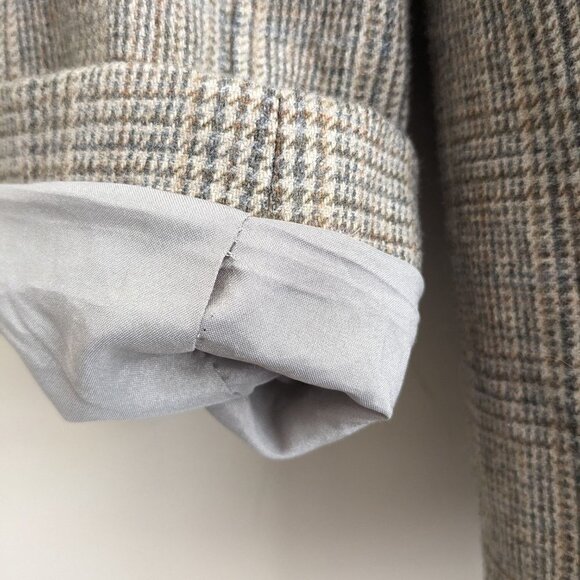 Land's End Plaid Wool Blazer - Picture 4 of 5